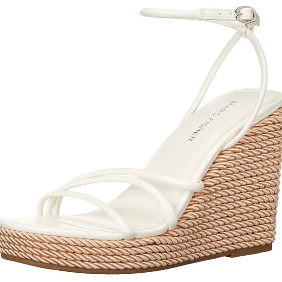 Marc Fisher Zeki Wedge Sandal Size 7 - Picture 1 of 6